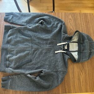 Taylor Stitch Gray Zip Up Sweater